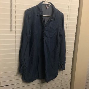 Denim Maternity tunic